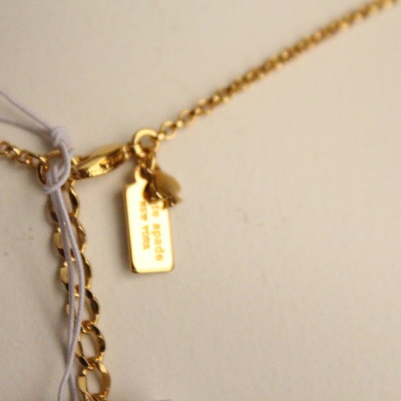 NWT Kate Spade Carnival Crystal Gold Necklace - Picture 5 of 5